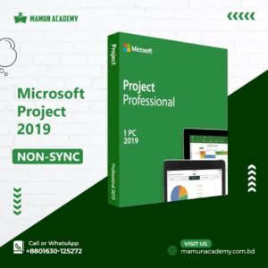 Microsoft Project 2019 Pro Non Sync for Windows