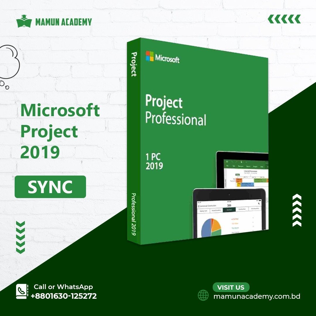 Micro*soft Project 2019 Pro Sync With Own Mail for Windows